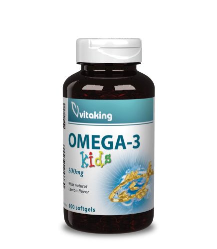 Omega-3 halolaj 500 mg. gyerekeknek 100 darabos