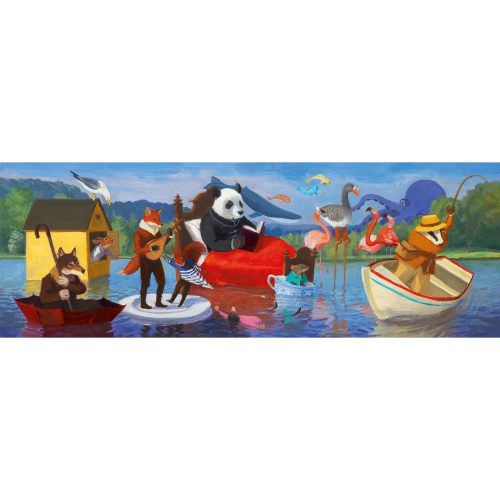 Művész puzzle-Nyári tó