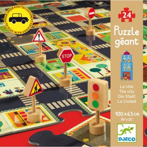 Óriás puzzle-A város