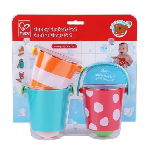 Hape vízi játékok - Happy Buckets, készlet